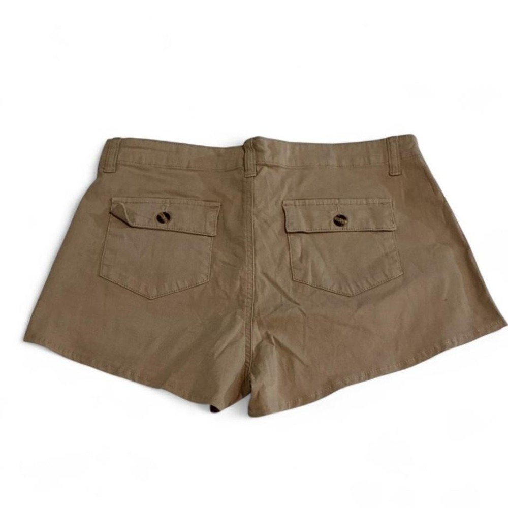 Sky and Sparrow‎ Utility Shorts Womens 11 Tan Khaki Excellent Cotton Blend Twill